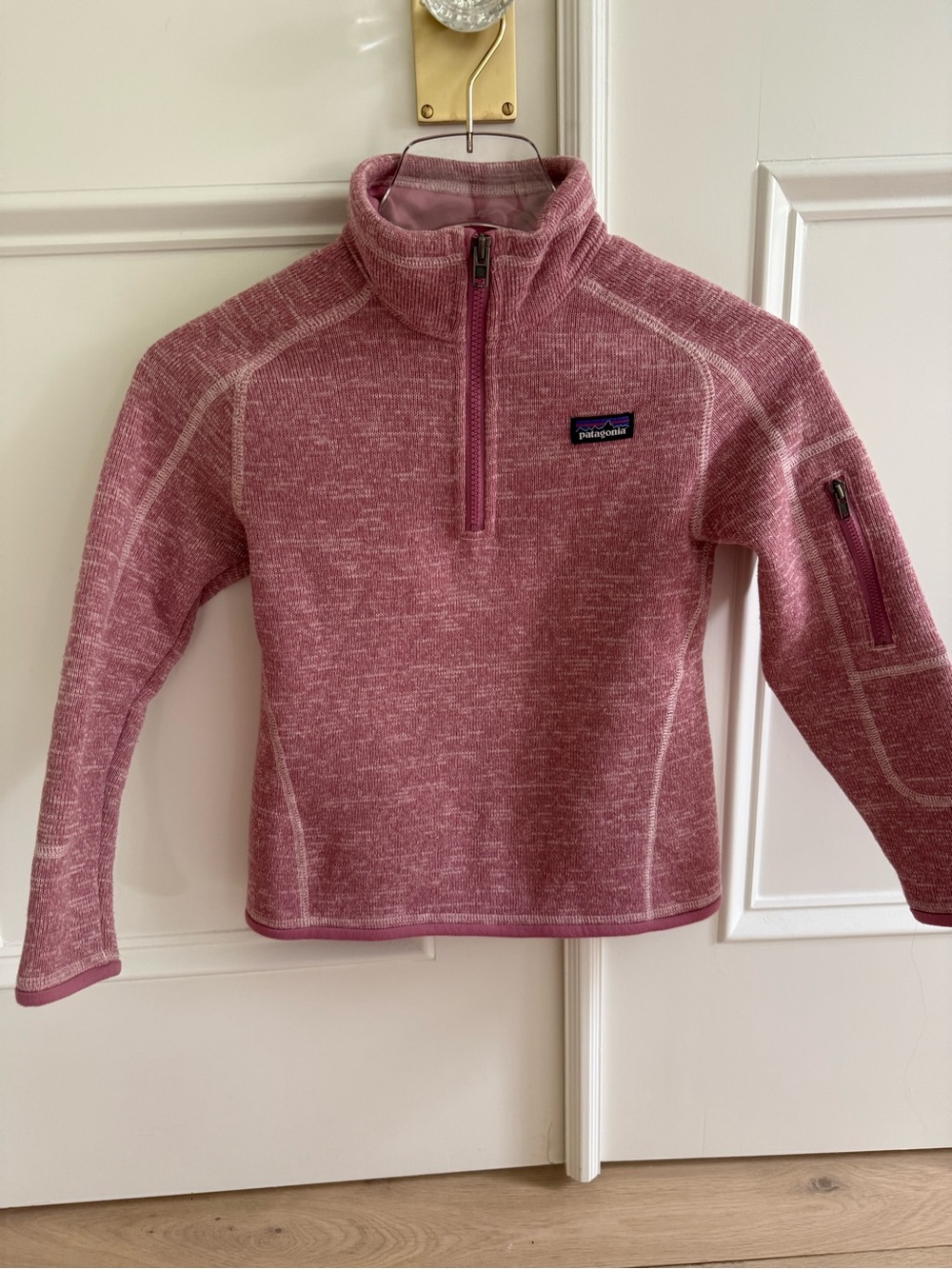 Patagonia Kids Half-Zip Pullover - Heathered Rose